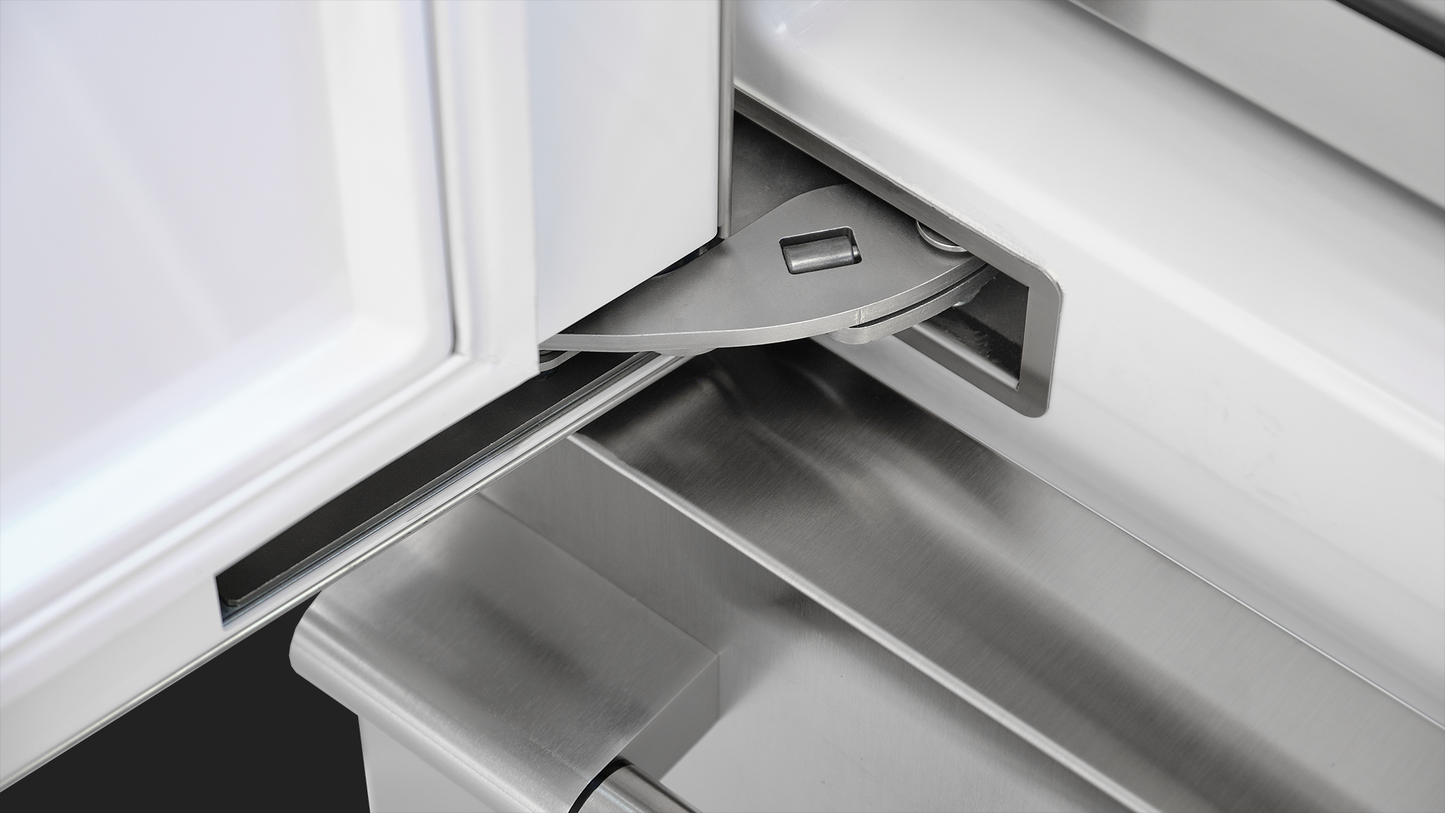 Fulgor Milano 700 Series 36 in. 18.5 Cu. Ft. Stainless Steel Counter Depth Bottom Freezer Refrigerator