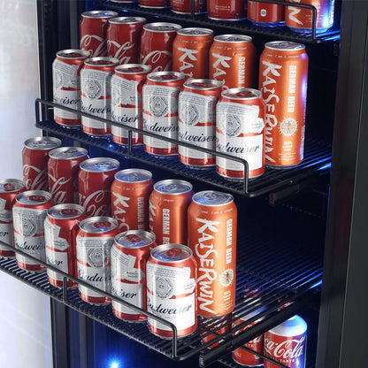Forno Cesinali 24-Inch Built-In Beverage Cooler, 15.8 cu.ft, Stainless Steel, Dual Temperature Zones, LED Interior Lighting, Adjustable Shelves FORNO