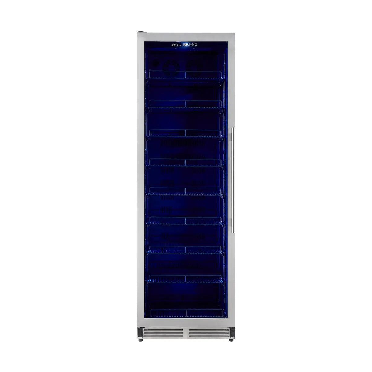 Forno Cesinali 24-Inch Built-In Beverage Cooler, 15.8 cu.ft, Stainless Steel, Dual Temperature Zones, LED Interior Lighting, Adjustable Shelves FORNO