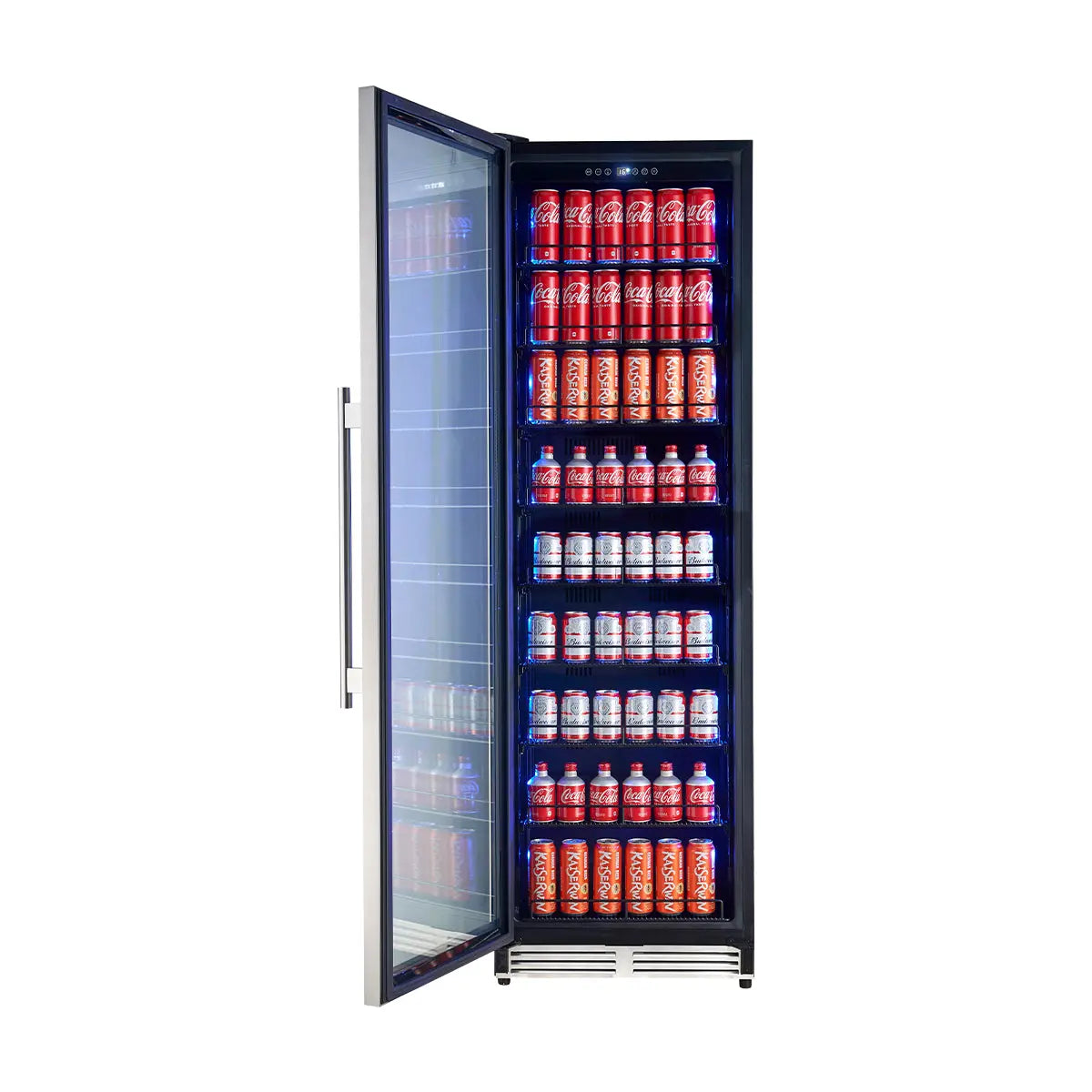 Forno Cesinali 24-Inch Built-In Beverage Cooler, 15.8 cu.ft, Stainless Steel, Dual Temperature Zones, LED Interior Lighting, Adjustable Shelves FORNO
