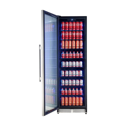Forno Cesinali 24-Inch Built-In Beverage Cooler, 15.8 cu.ft, Stainless Steel, Dual Temperature Zones, LED Interior Lighting, Adjustable Shelves FORNO