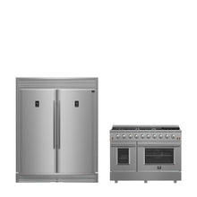FORNO Premium 2-Piece Kitchen Bundle - Galiano 48" Gas Range, 60" Side-by-Side Refrigerator - FBDL-005-01CAUS FORNO