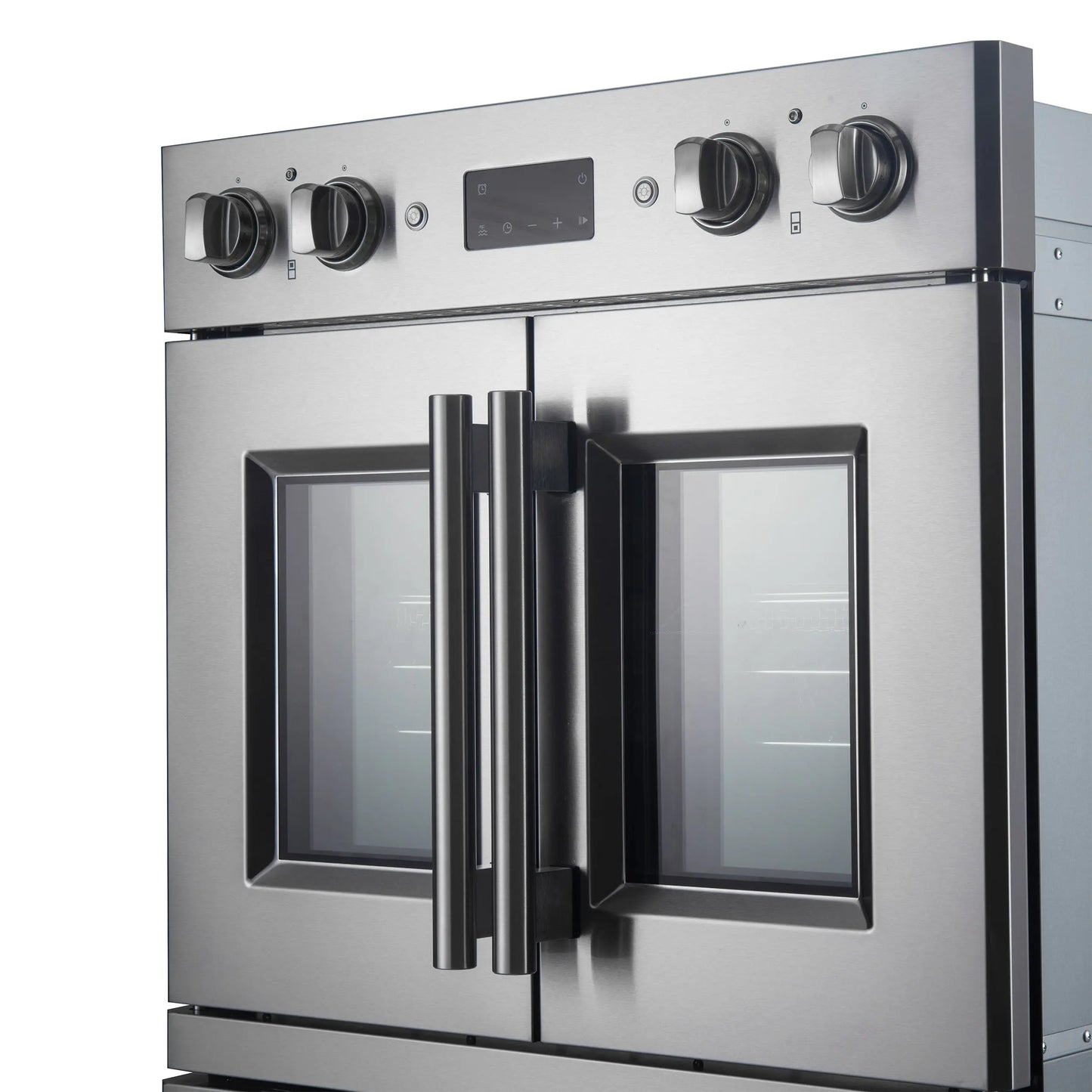 Forno Asti 30-Inch Double Electric Wall Oven with Upper French Doors in Stainless Steel, 7.36 cu. ft. FORNO