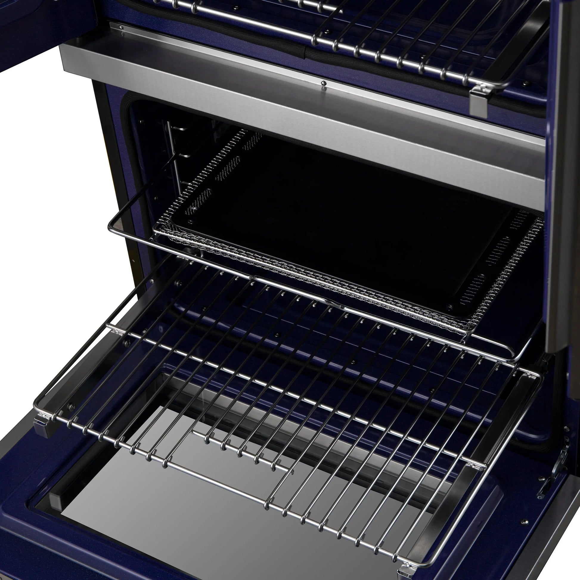 Forno Gallico 30-Inch Electric French Door Double Oven, Stainless Steel, Convection Cooking, Touch Control Panel, Self-Cleaning Function FORNO