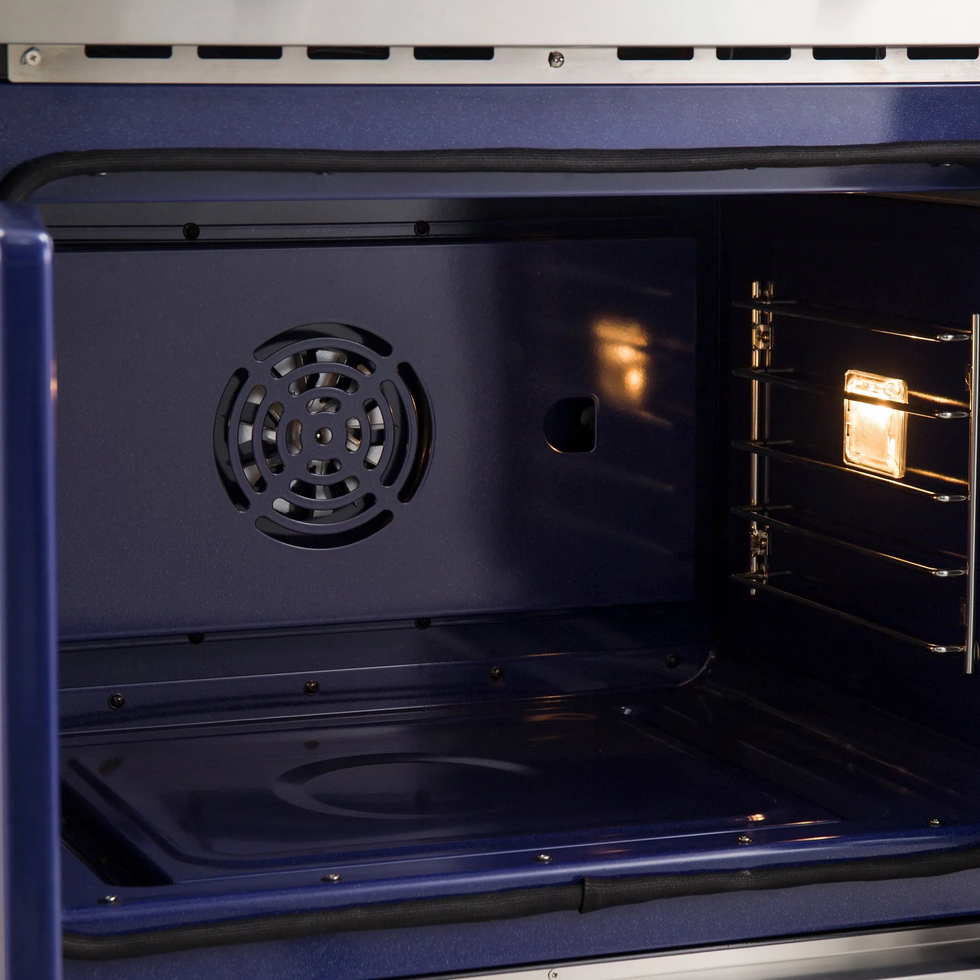 Forno Gallico 30-Inch Electric French Door Double Oven, Stainless Steel, Convection Cooking, Touch Control Panel, Self-Cleaning Function FORNO