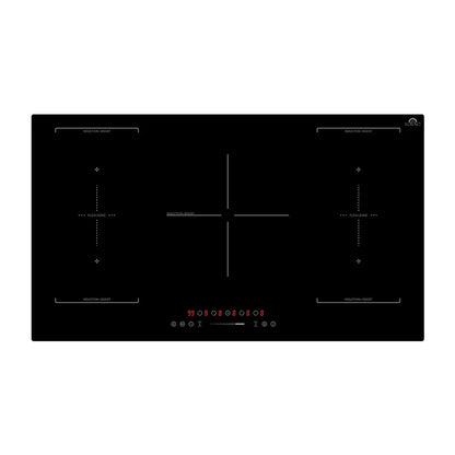 Forno Ornonzo 36-Inch Induction Cooktop, 5 Zones, 2 Flex-Zones, 10,200W Total Power, Touch Control, 9 Power Levels FORNO