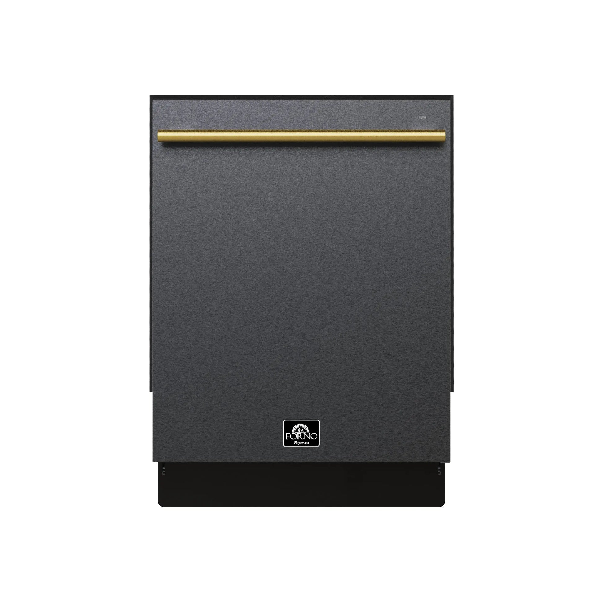Forno Romano Espresso 24-Inch Built-In Dishwasher, Black Finish, Stainless Steel Tub, 49 dBA, Energy Star Certified FORNO