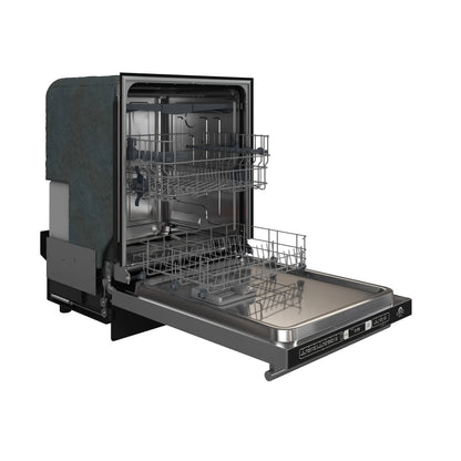 Forno Romano 24-Inch Built-In Dishwasher, Stainless Steel Finish, Stainless Steel Tub, 49 dBA, Energy Star Certified FORNO