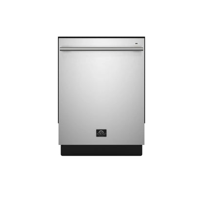 FORNO Premium 4-Piece Kitchen Bundle - 30" Electric Range, 30" Range Hood, 31" French Door Refrigerator, 24" Built-In Dishwasher, Stainless Steel - FBDL-010-01US FORNO