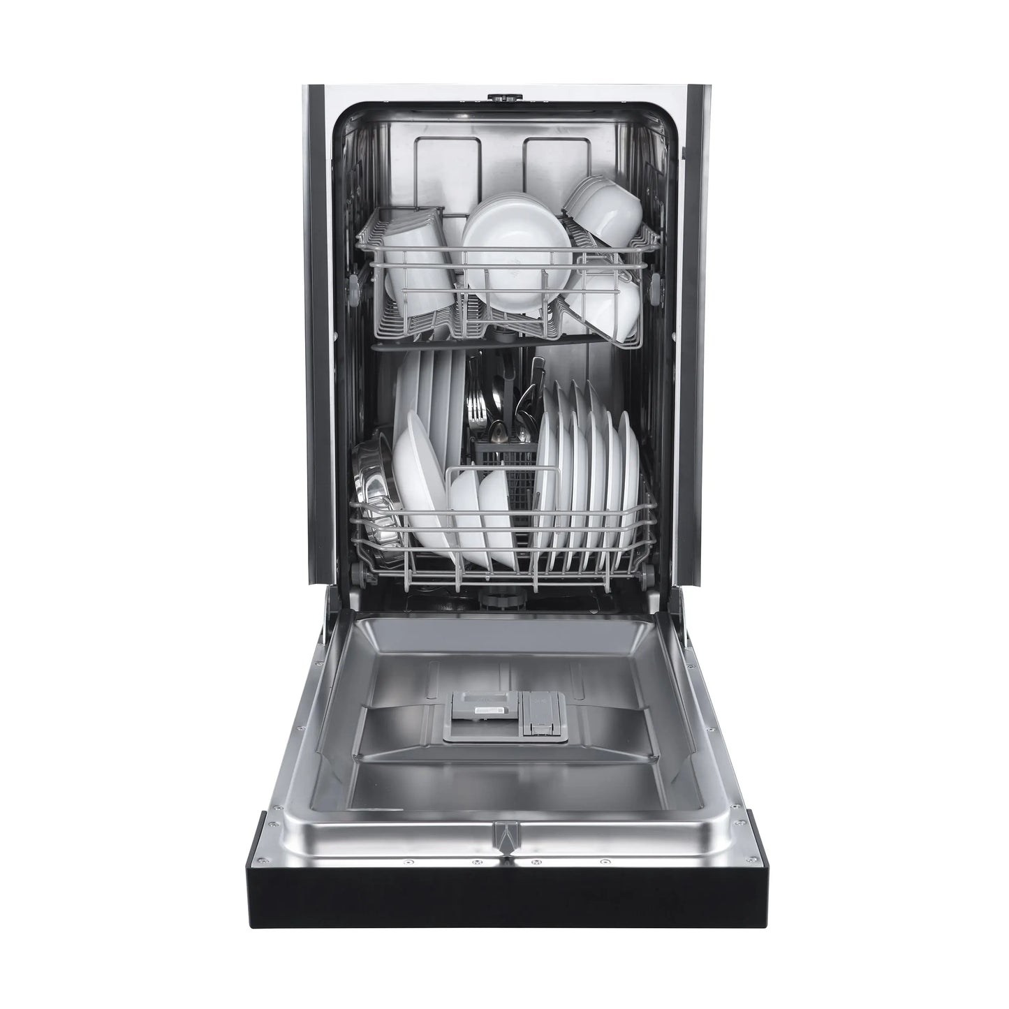 Forno Polo 18-Inch Built-In Black Dishwasher, 8 Place Settings, ENERGY STAR Certified, 52 dBA FORNO
