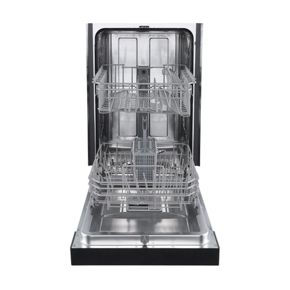 Forno Polo 18-Inch Built-In Black Dishwasher, 8 Place Settings, ENERGY STAR Certified, 52 dBA FORNO
