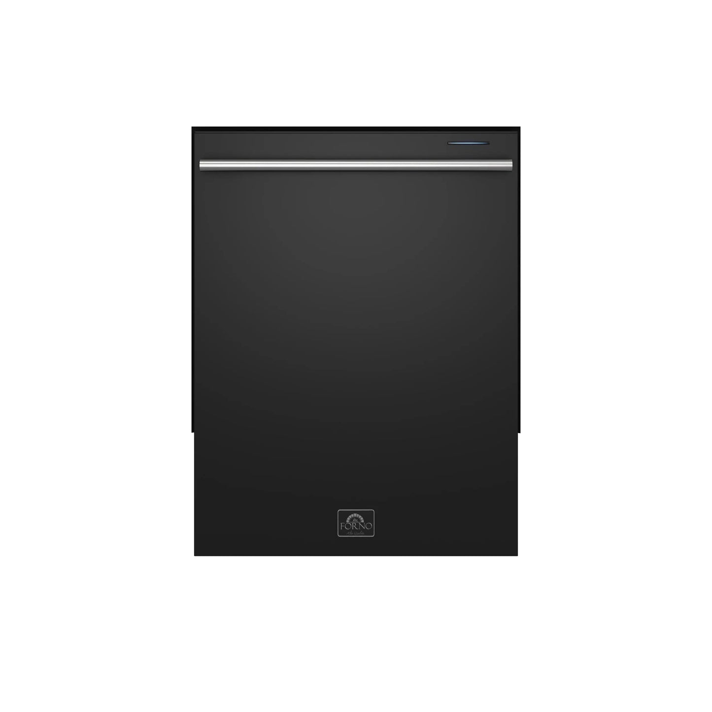 Forno Pozzo 24-Inch Built-In Tall Tub Top Control Dishwasher, Black, 49 dBA, Soil-Sensing Capable, ENERGY STAR FORNO