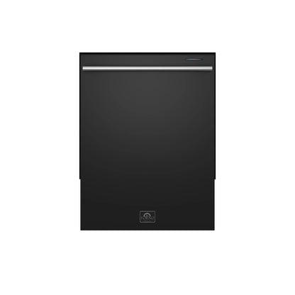 Forno Pozzo 24-Inch Built-In Tall Tub Top Control Dishwasher, Black, 49 dBA, Soil-Sensing Capable, ENERGY STAR FORNO