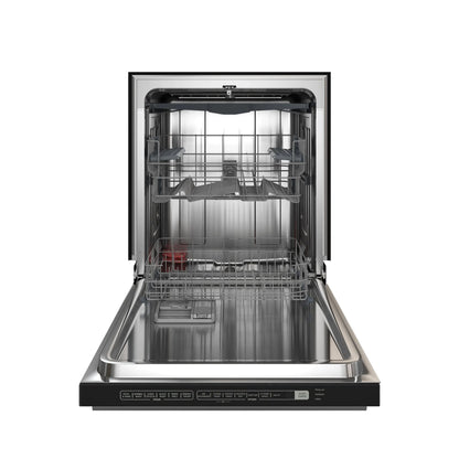 Forno Pozzo 24-Inch Built-In Tall Tub Top Control Dishwasher, Black, 49 dBA, Soil-Sensing Capable, ENERGY STAR FORNO