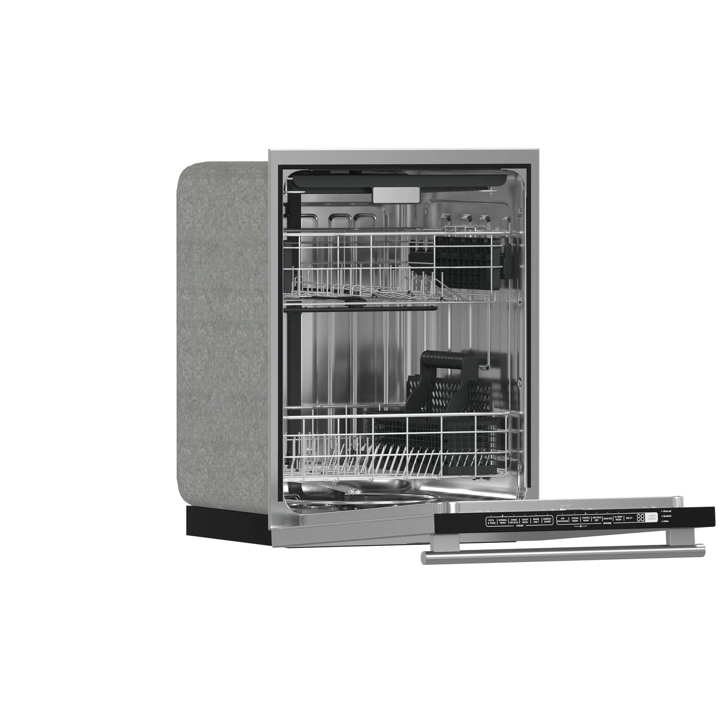 Forno Pozzo 24-Inch Built-In Tall Tub Top Control Dishwasher, Stainless Steel, 49 dBA, ENERGY STAR Certified FORNO
