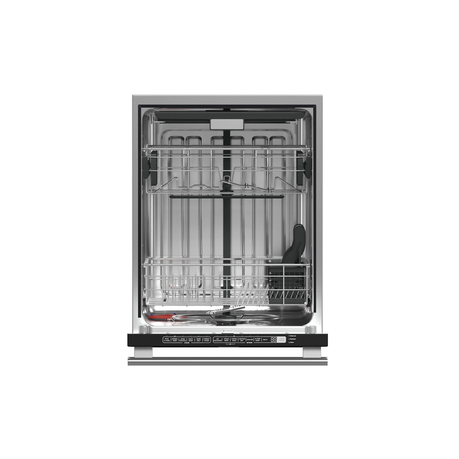 Forno Pozzo 24-Inch Built-In Tall Tub Top Control Dishwasher, Stainless Steel, 49 dBA, ENERGY STAR Certified FORNO