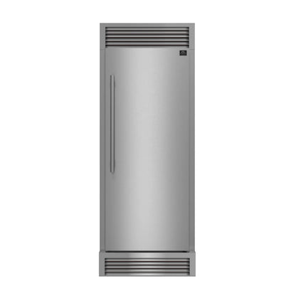 Forno Maderno 28-Inch Built-In Convertible Refrigerator, 13.6 cu.ft, Right Swing, Decorative Grill, ENERGY STAR Certified FORNO
