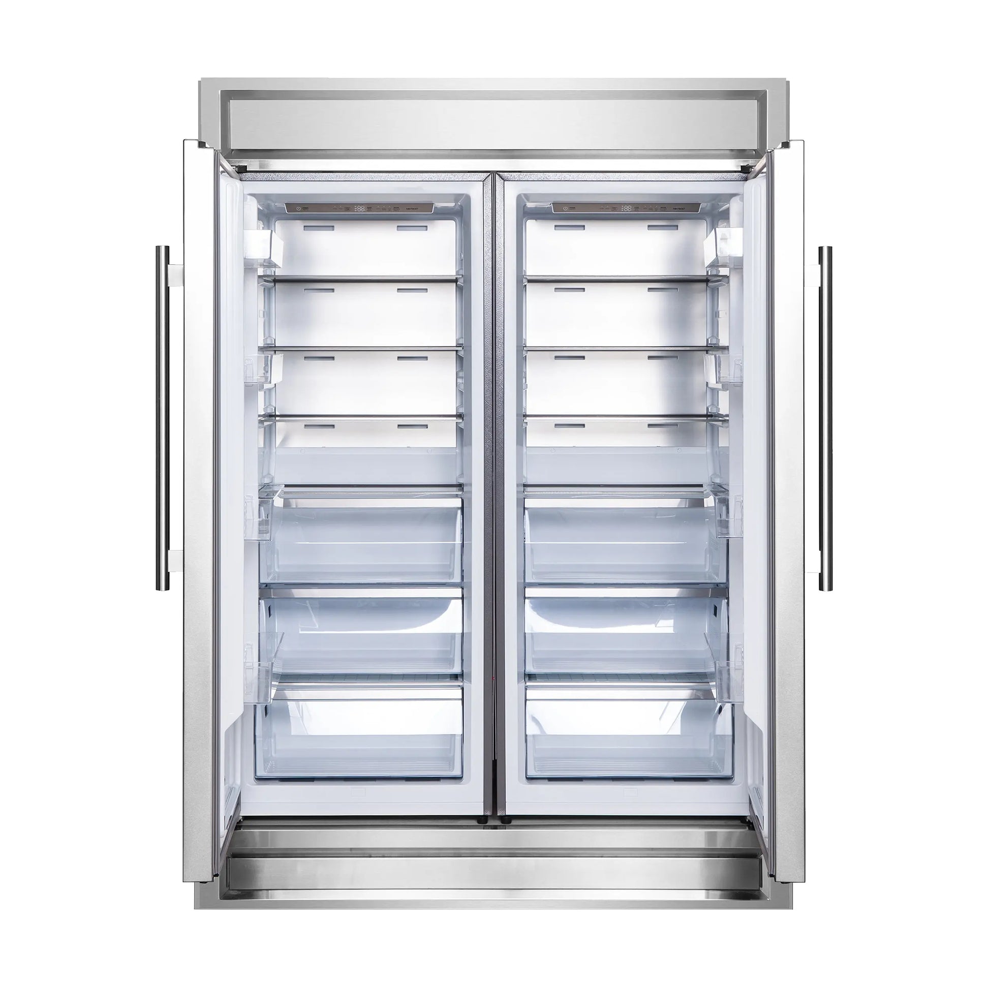 FORNO Premium 2-Piece Kitchen Bundle - Galiano 48" Stainless Steel Dual Fuel Range, Forno Maderno 2-28 " Wide Units with Decorative Trim - FBDL-017-03CAUS Forno vendors US