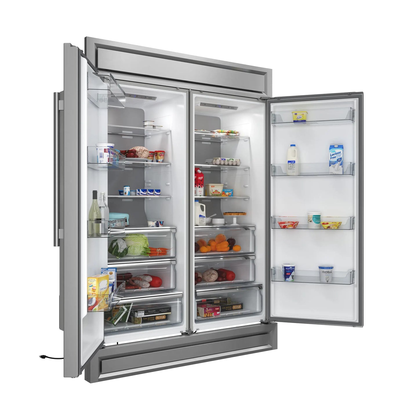 Forno Maderno 2-28-Inch Wide Convertible Refrigerator/Freezer, Decorative Trim, 27.2 cu.ft, 84-Inch High, ENERGY STAR Certified FORNO