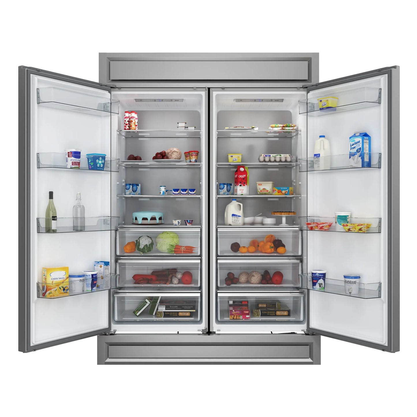 Forno Maderno 2-28-Inch Wide Convertible Refrigerator/Freezer, Decorative Trim, 27.2 cu.ft, 84-Inch High, ENERGY STAR Certified FORNO