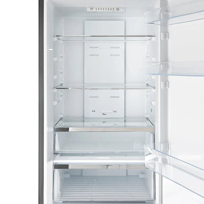 Forno Guardia 46.8-Inch Double Bottom Freezer Refrigerators, Total Capacity 21.6 cu.ft, ENERGY STAR Certified FORNO
