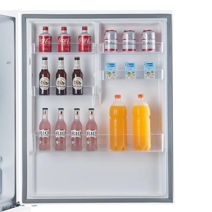 Forno Milano Espresso 31-Inch Bottom Freezer Refrigerator, White, 17.2 cu.ft Capacity, Energy Efficient FORNO