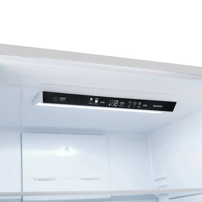 Forno Milano Espresso 31-Inch Stainless Steel Bottom Freezer Refrigerator, 17.2 cu.ft., Built-In Ice Maker, ENERGY STAR FORNO