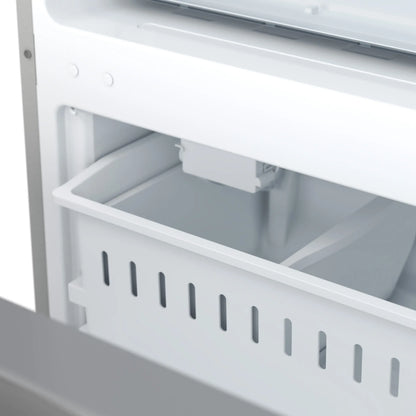 Forno Milano Espresso 31-Inch Stainless Steel Bottom Freezer Refrigerator, 17.2 cu.ft., Built-In Ice Maker, ENERGY STAR FORNO