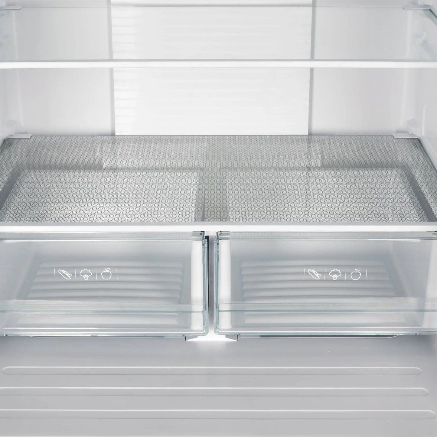 Forno Gallipoli 30-Inch French Door Refrigerator with Bottom Freezer, 17.5 cu.ft Capacity, Stainless Steel, No Frost Technology FORNO