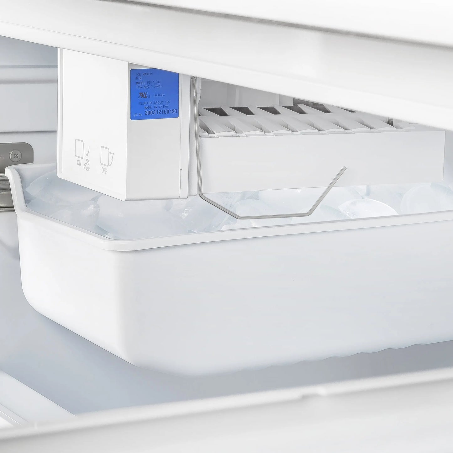 Forno Gallipoli 30-Inch French Door Refrigerator with Bottom Freezer, 17.5 cu.ft Capacity, Stainless Steel, No Frost Technology FORNO