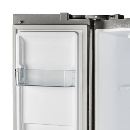 Forno Salerno 33-Inch Side-by-Side Stainless Steel Refrigerator, 15.6 cu.ft, ENERGY STAR Certified FORNO