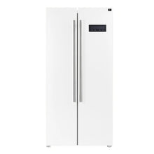Forno Salerno Espresso 33-Inch White Side-by-Side Refrigerator, 15.6 Cu. Ft., Energy-Efficient, No Frost, Modern Design FORNO
