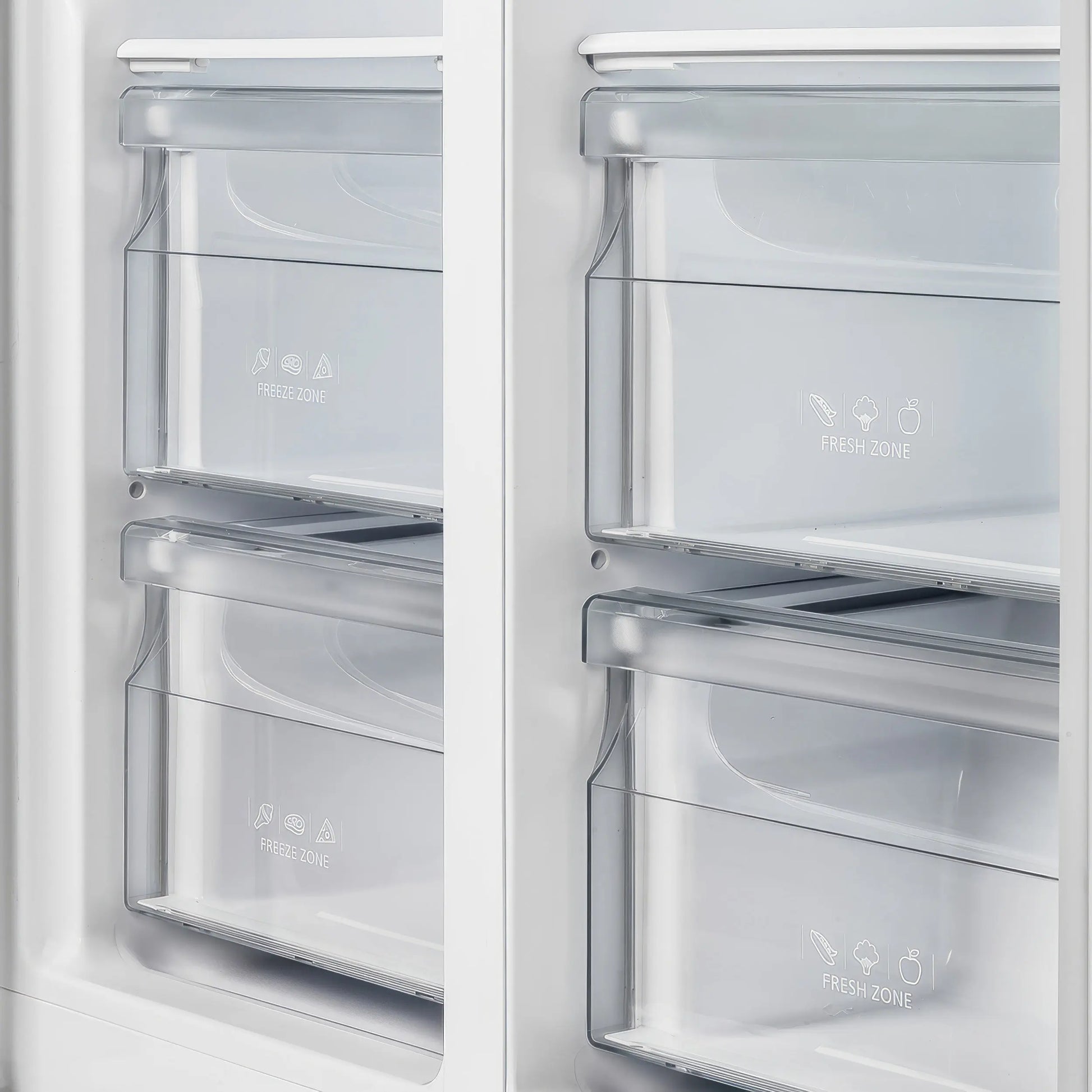 Forno Salerno 37-Inch Built-In Stainless Steel Refrigerator, 15.6 cu.ft, Modern Decorative Grill, ENERGY STAR Certified FORNO