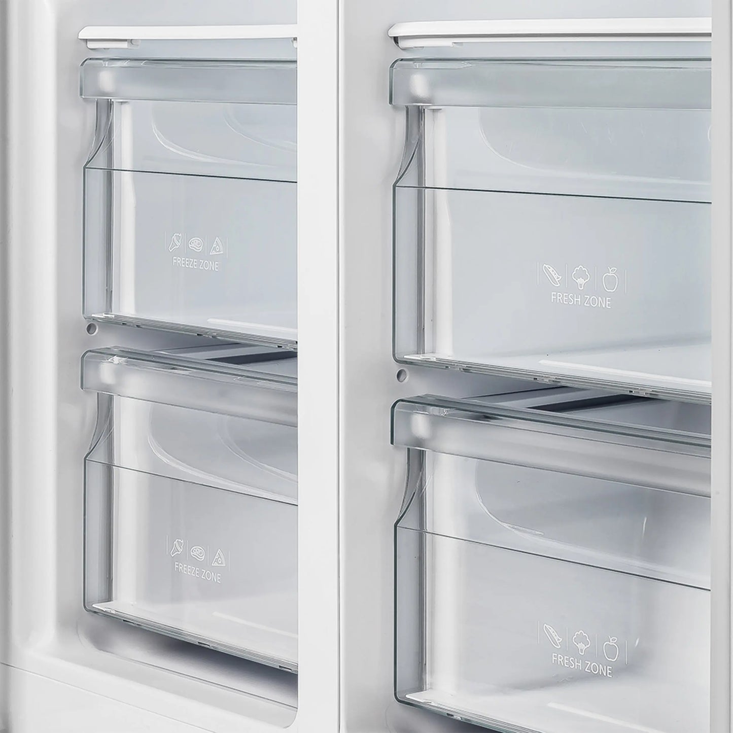 Forno Salerno 37-Inch Built-In Stainless Steel Refrigerator, 15.6 cu.ft, Decorative Grill, ENERGY STAR Certified FORNO