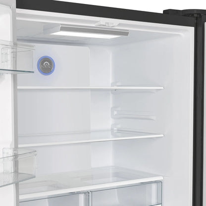 Forno Moena Espresso 36-Inch Black French Door Refrigerator, 19.2 Cu. Ft., Frost-Free, Automatic Ice Maker, ENERGY STAR Certified FORNO