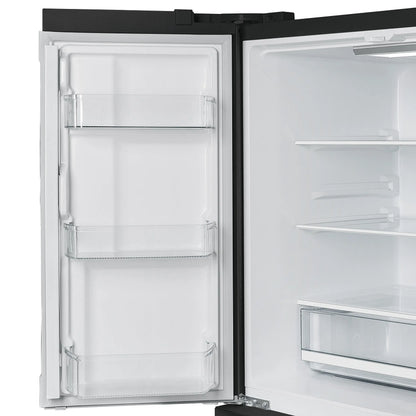 Forno Moena Espresso 36-Inch Black French Door Refrigerator, 19.2 Cu. Ft., Frost-Free, Automatic Ice Maker, ENERGY STAR Certified FORNO