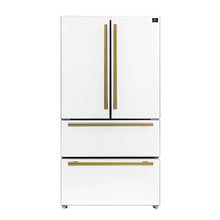 Forno Moena Espresso 36-Inch White French Door Refrigerator, 19.2 Cu. Ft., Frost-Free, Automatic Ice Maker, ENERGY STAR Certified FORNO