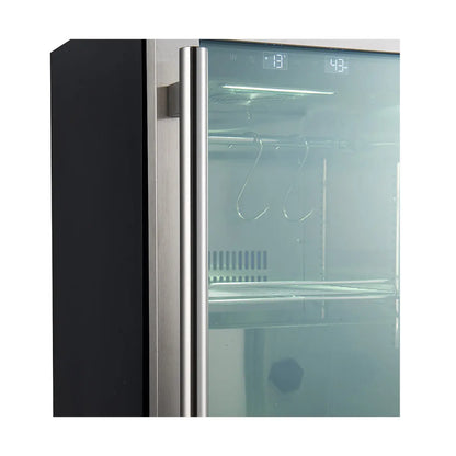 Forno Asciutto 17-Inch Dry Aging Cabinet, Stainless Steel 304, 1.84 cu.ft, LED Lighting, Adjustable Shelves FORNO