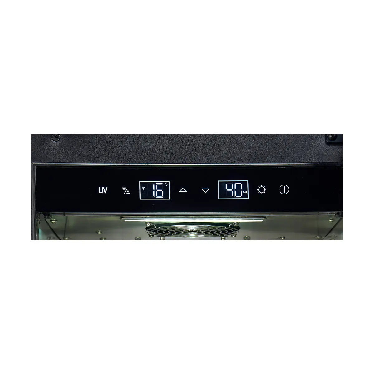 Forno Asciutto 17-Inch Dry Aging Cabinet, Stainless Steel 304, 1.84 cu.ft, LED Lighting, Adjustable Shelves FORNO