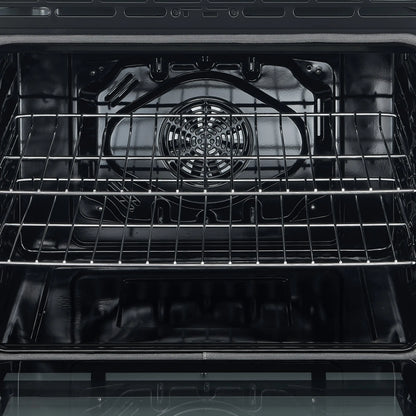 Forno Leonardo Espresso 30-Inch Black Electric Range, True Convection, Energy Efficient FORNO