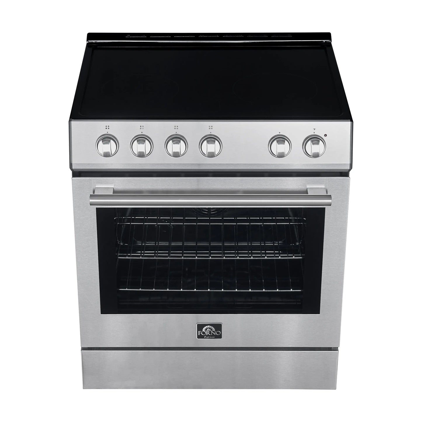 Forno Leonardo Espresso 30-Inch Stainless Steel Electric Range, True Convection, Energy Efficient FORNO