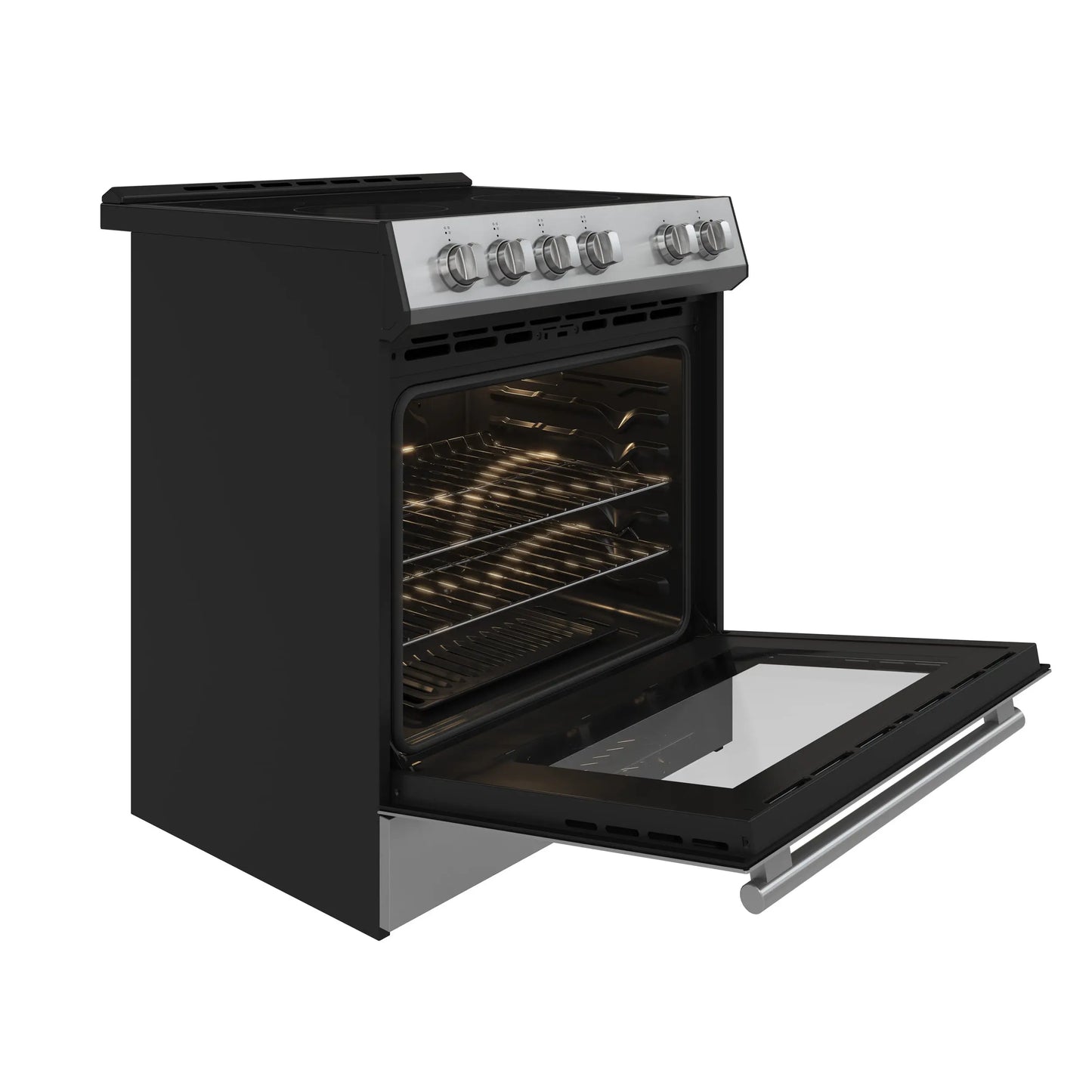 Forno Leonardo Espresso 30-Inch Stainless Steel Electric Range, True Convection, Energy Efficient FORNO