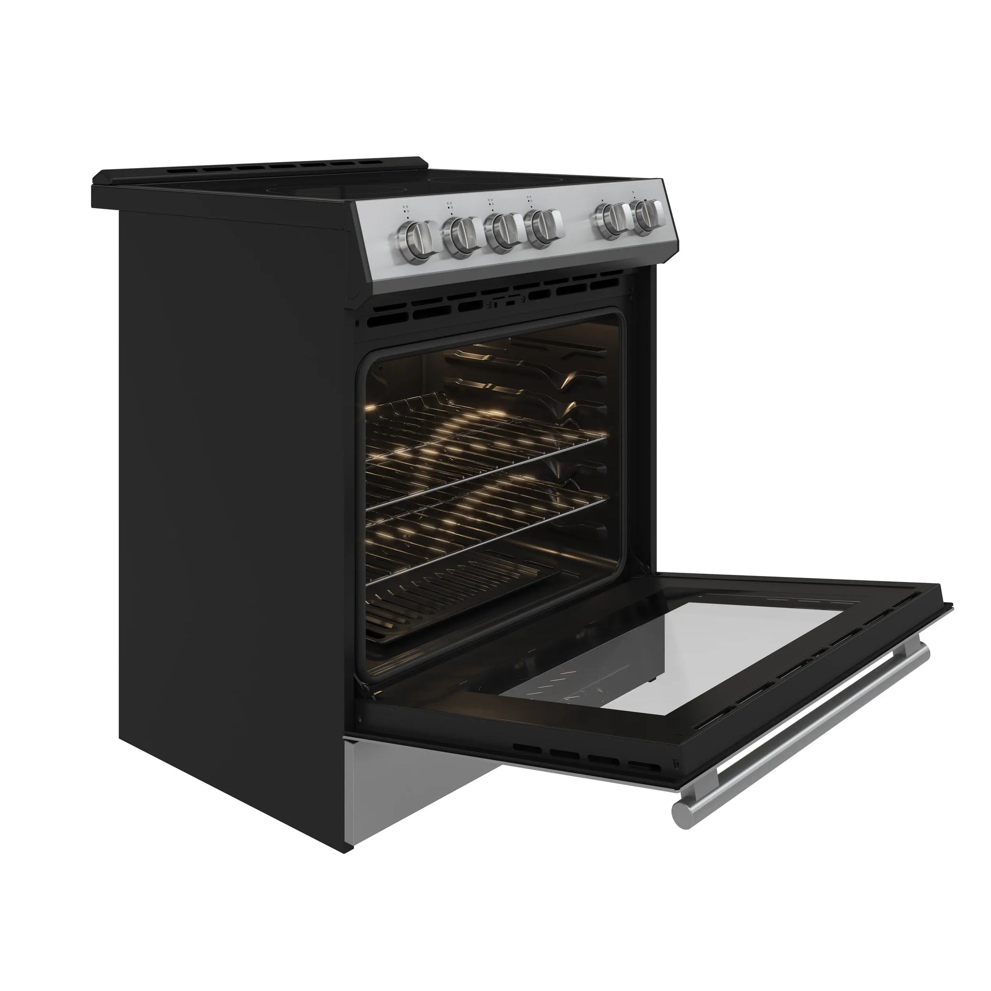 Forno Leonardo Espresso 30-Inch Stainless Steel Electric Range, True Convection, Energy Efficient FORNO