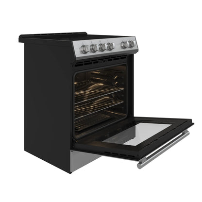 Forno Leonardo Espresso 30-Inch Stainless Steel Electric Range, True Convection, Energy Efficient FORNO