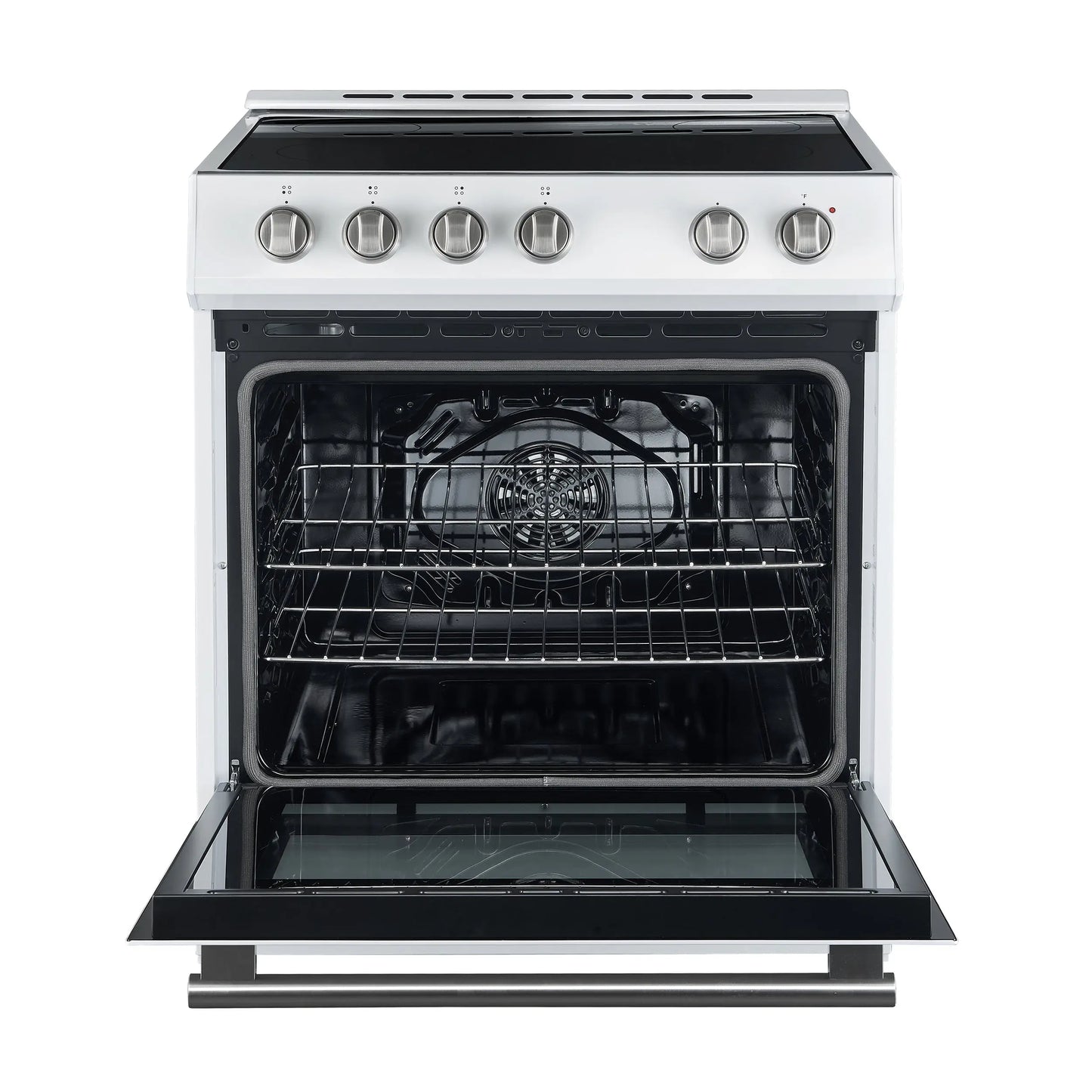 Forno Leonardo Espresso 30-Inch White Electric Range, True Convection, Energy Efficient FORNO