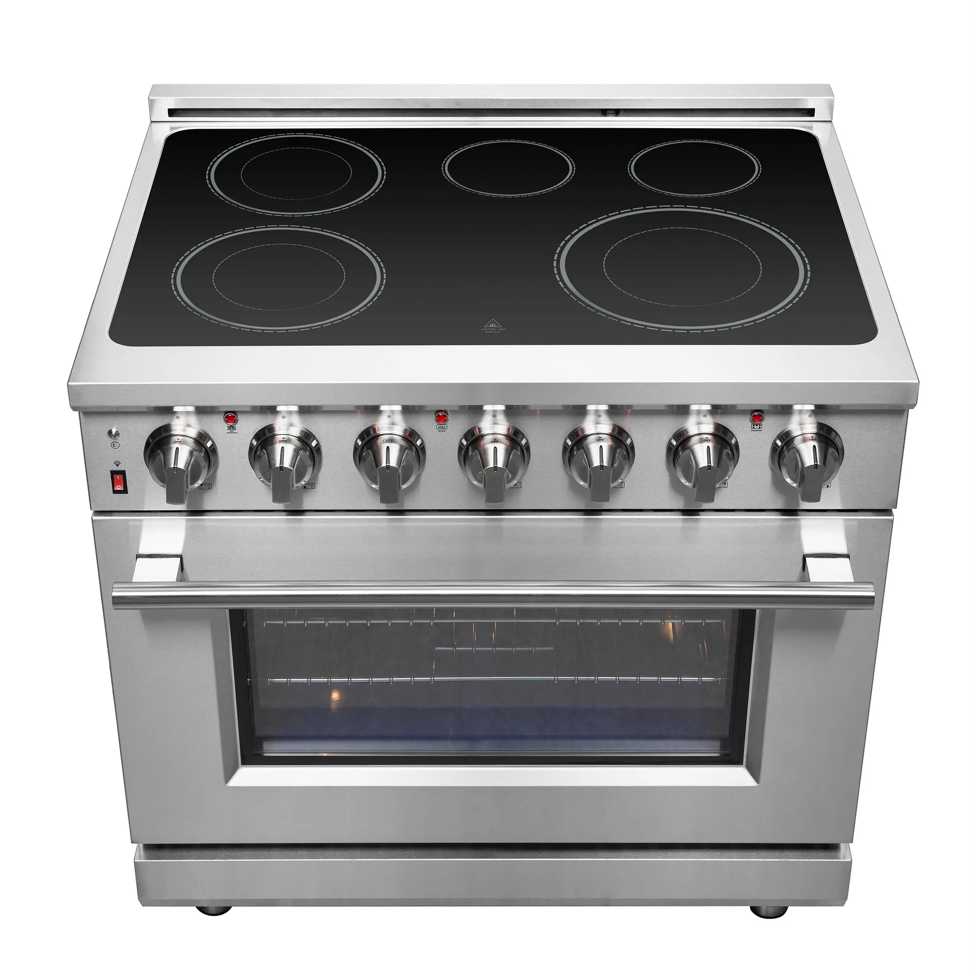 Forno Massimo 36-Inch Freestanding Chef Door Electric Range, True Convection Oven FORNO