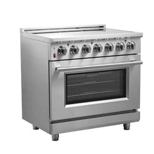 Forno Massimo 36-Inch Freestanding Chef Door Electric Range, True Convection Oven FORNO