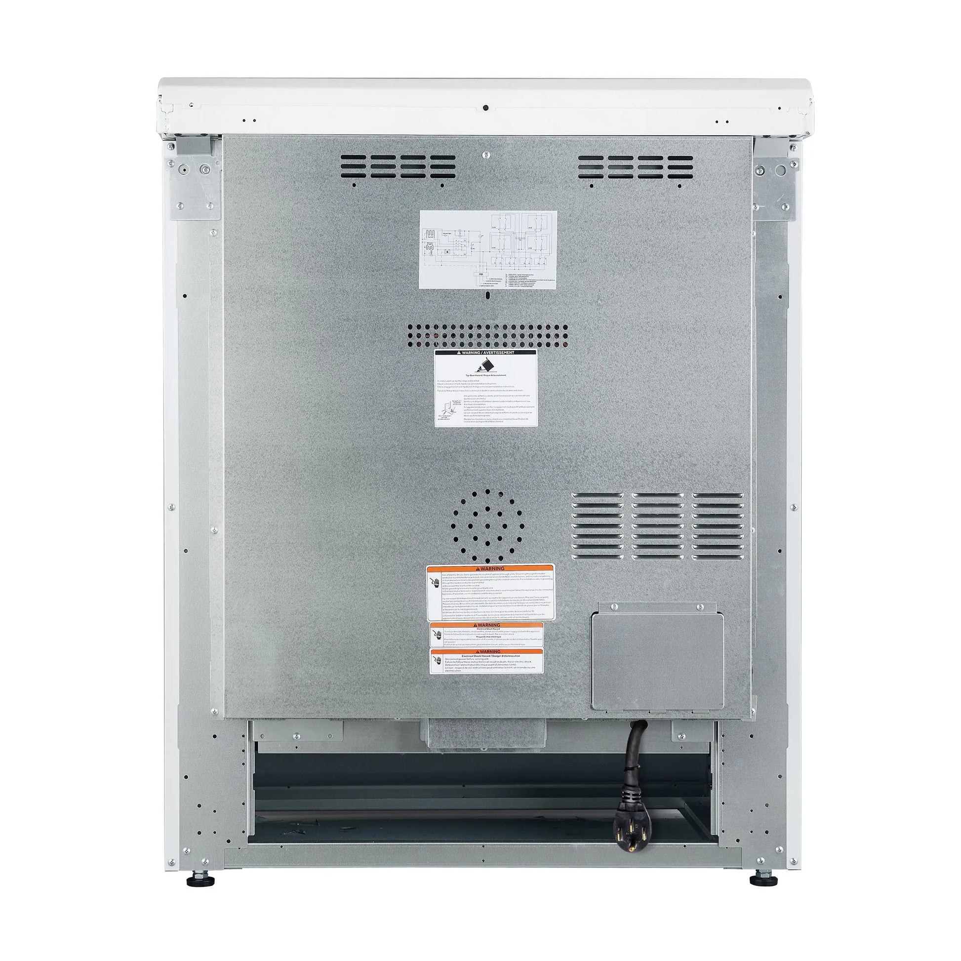 Forno Leonardo Espresso 30-Inch White Electric Range, True Convection, Energy Efficient FORNO