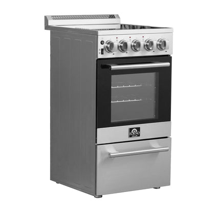 Forno Pallerano 20 Inch Freestanding Electric Range, Compact Design FORNO