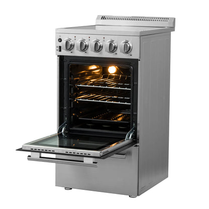 Forno Pallerano 20 Inch Freestanding Electric Range, Compact Design FORNO